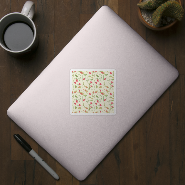 seamless summer tiny floral pattern by AnaMOMarques